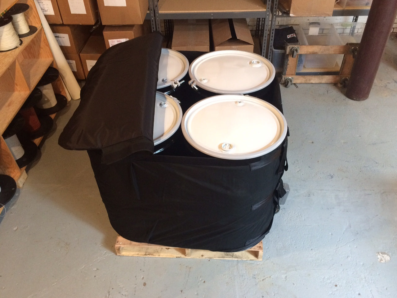 CHR DHO-120V (4) 55 Gallon Drum Heating Oven