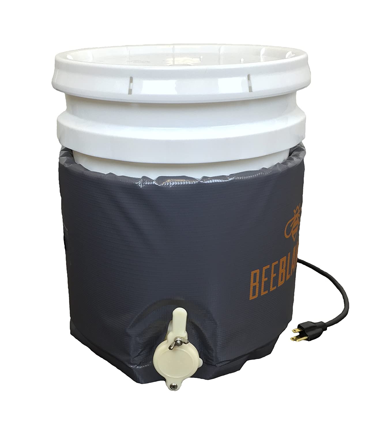 5 Gallon BeeBlanket Honey Heater w/ Cutout for Gate Valve 110°F Fixed (120V)